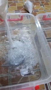 Combo 4 bột pha 40 lít nước rửa chén đậm đặc hương chanh làm sạch dầu mở trên xoang nồi chén đĩa không hại da tay