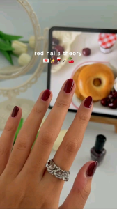 Brasov nail Polish Brasov kutek black maroon merah bening Kutek Maroon 101