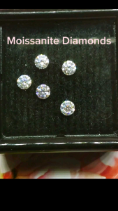 เพชร 10ตังค์ เพชรโมซาไนท์แท้ สี D VVS1