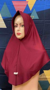 Hijab Daily Sport Bahan Jersey Sport Bergo Hamida Pet Antem Polos Banyak Warna