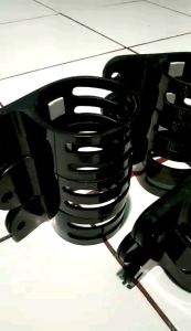 Klem Knalpot Karbon Carbon Ninja 2 Tak Diameter 25 Inch