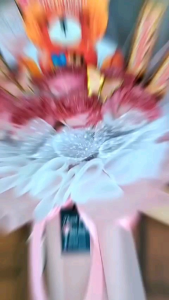 Buket bunga coklat valentine silverqueen glitter gliter beruang bear