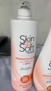 AVON SKIN SO SOFT Perfectly Even with 99% KOJIC+SPF 6 720mL