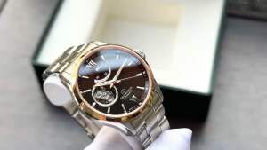 Đồng Hồ Nam Orient Star RK-AT0005Y Automatic Size 39.5 Brown Semi Skeleton Limited