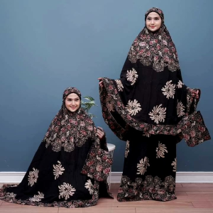 MUKENA BATIK CAP / BAJU MUSLIMAH SHOLAT TERBARU BISA COD