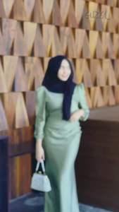 DRESS ELORA SILK SATIN PREMIUM BAJU FASHION WANITA KONDANGAN WISUDA COUPLE