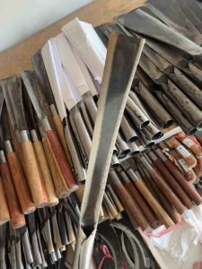 มีดโต้แหนบ ร เรียนแท้ 100% มีดโต้ใหญ่ ส่งฟรี ใบมีด 5 cm คมกริบ 45 cm มีด