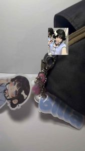 Gantungan Tas Manik Manik Custom Foto Dan Nama Chibi Bagcharm Hiasan Tas Anak Anak