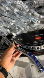 Kick stater pedal selahan engkol vespa px excel super sprint vbb dsb Model Sip import bahan chrome kilap tidak mudah selek grosir eceran