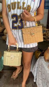 กระเป๋า กระเป๋าสาน กระเป๋าถือ กระเป๋าสะพายข้าง เกรดพรีเมี่ยม ส่งจากไทย