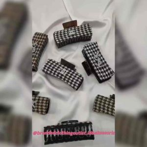 JEDAI KOTAK IMPORT PREMIUM / JEDAI BLUDRU PERMATA / JEPIT RAMBUT HOUNDSTOOTH ELEGAN / VINTAGE HAIR CLAW / BRD9363