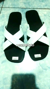 sandal selop silang wanita teplek kekinian terlaris agi promo