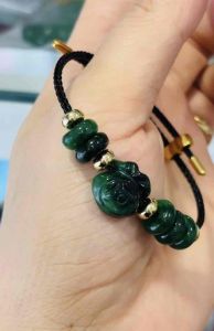 Vòng tay nữ mặt túu tiền mic điếu ngũ phúc may mắn tài lộc