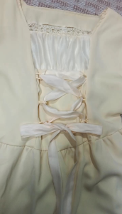 SIZE JUMBO S-3XL DRESS MIDI PERANCIS LENGAN PENDEK KOREAN LOOK