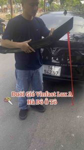 Đuôi Gió Lux A ( Hàng Mộc & Chưa Sơn ) - Cánh Gió Thể Thao Sau Cốp Vinfast Lux A