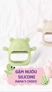 Gặm Nướu Mamas Choice Cao Cấp Cho Bé Kiểm Định An Toàn Quốc Tế Chất Liệu Silicone Bạch Kim