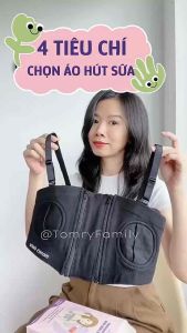 Áo hút sữa rảnh tay có dây Mamas Choice giúp mẹ vắt sữa dễ dàng chất liệu thoáng khí freesize giữ phễu chắc chắn