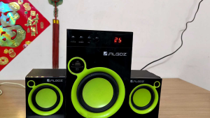 Loa 2.1 Algoz SKA1255 hàng cũ dùng tốt. có khiển lệnh kèm