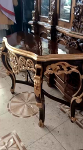 meja konsul ukir Jati