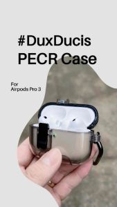 Ốp Case Trong Suốt Dux Ducis cho Airpods Pro 3 / Airpods Pro 2 / Airpods 4 Kiêm Chân Đế Điện Thoại PECR Series