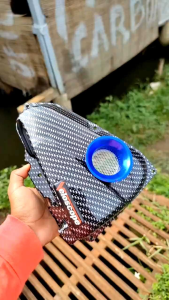 Veloscope Carbon Glossy & Tutup Filter Beat FI PGM Scoopy Vario 110 Starter Kasar