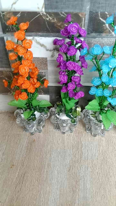 bunga hias akrilik rose