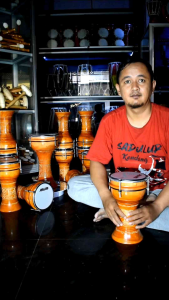dumbuk marawis ukuran 6 inc ukiran alat musik islami termurah berkualitas | jimbe 30 cm