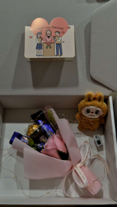 Teachers Day Bouquet Rose Soap Chocolates Gift Box Presents Hadiah Hari Guru Bouquet Ros Coklat boleh add on Plushy cute