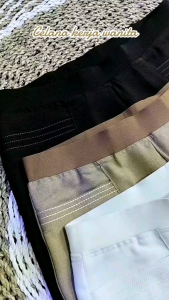 Celana Kerja Wanita Kantor Casual & Pinggang Karet