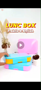 Lunchbox 5 sekat anti tumpah kotak bekal wadah bekal