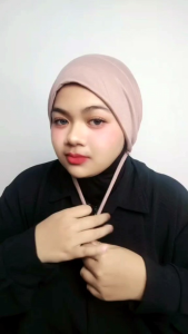 [ Getah Tali Cotton Indonesia. ] Inner Tudung Cotton Tali Getah Cotton / Inner Boleh Ketatkan Atau Longgarkan