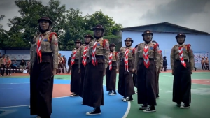 Perlengkapan pramuka sd set lengkap alat pramuka perempuan dan putri Rizhan store.co