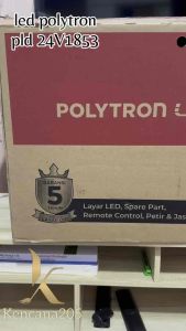 Led Tv Polytron 24 inch PLD24V1853 PLD 24V1853 24V 1852 Digital DVB T2