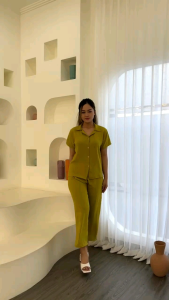 SETELAN CRINGKEL LD110 WANITA XL BB45-70KG I PIYAMA WANITA I BAJU TIDUR ONE SET WANITA SANTAI BUSUI