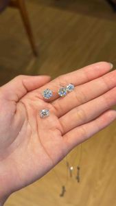 【Ready Stock】人鱼之泪💎Authentic Real Moisannite diamond pass diamond pen 2 karat s925 sterling silver necklace