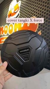 Cover Tangki Bensin Mobil mitsubishi XFORCE hitam doff model sporty