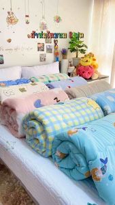 ผ้าห่มไหมนม ขนาด 6 ฟุต(Milk soft skin quilt)By Ting and AJ🌈ผ้าหนา นุ่มนุ่ม เด้งเด้ง ห่มอุ่นสบาย ผ้าห่มไหม - Lazada