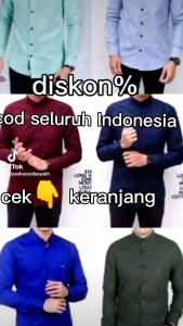 kemeja lengan panjang