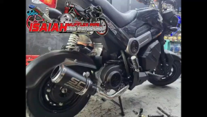 HONDA NAVI SC Project Full System Exhaust Pipe