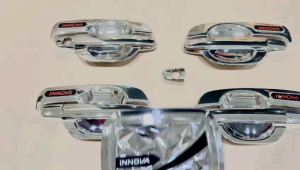 Paket Outer Handle Tank Cover Innova Lama Old 2005 2010 2014 2015 Diamond Hitam Chrome