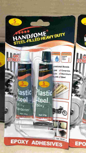 Lem Campur 5 Menit Handsome Epoxy Adhesives 48 Gr Untuk Besi Kayu Motor Keramik Metal Kaca Plastik