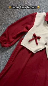 DANIRA Dress Gamis Anak Rompi Terbaru Bahan Crinkle Mix Knit premium Gamis Couple ibu dan Anak