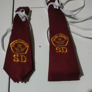 dasi SD laki-laki perempuan bordir TUTWRI handayani