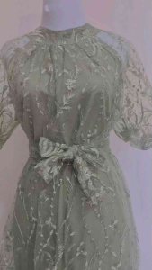Chloe Dress elegant Annabey 99j/brukat mewah