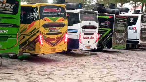 Mainan RC Bis Basuri Remote Control Modul DAV Bonus 12 Corong Atas Cortas