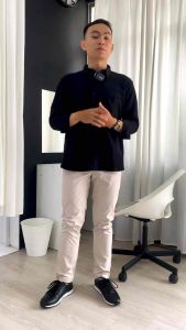 BAPIN Digga Formal Pants - Celana Kerja Kantor Pria Formal Beige