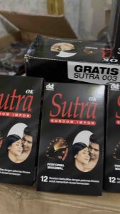 Kondom Sutra Ok 12 s 3 s/ Kondom Sutra Hitam isi 12 pcs 3 pcs/ Kondom Tahan Lama [PRIVASI NAMA BARANG]COD