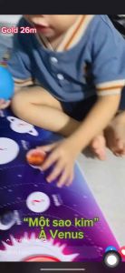 Bóc Dán Hệ Mặt Trời Hoặc Decan Dán Tường Cho Bé