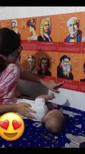 24 Tranh Decan Dán Tường (Có Bác Hồ)Hoặc 25 Thẻ Vĩ Nhân A4