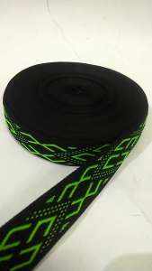 tali bisban webbing motif silang ukuran 2 5 cm 1 roll(20 meter)